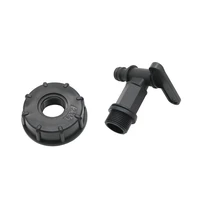2 x 34 thread plastic ibc tank tap 1000l to 1215mm adapter garden irrigation connection valve hose switch fittings