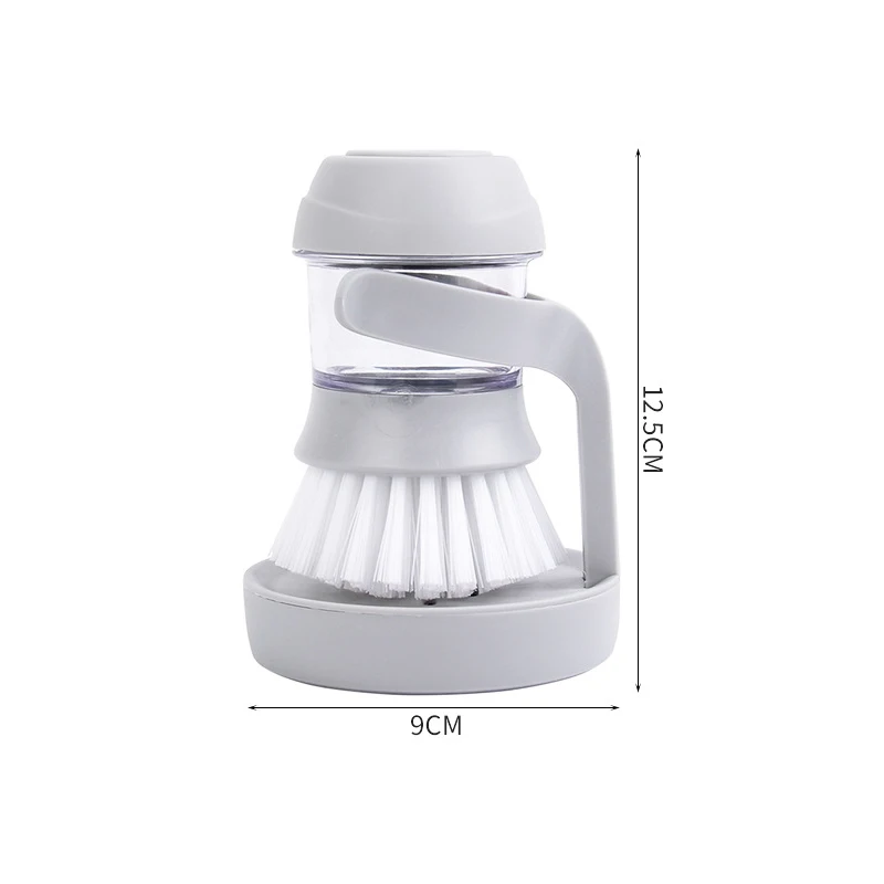 

Household Kitchen Washing Utensils Pot Dish Brush with Liquid Washing Soap Dispenser Pot Brush Dish Brush Cleaning K1676 I