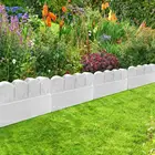 Пластиковая мебель для сада, прочная многоразовая бетонная цементная форма, форма для садового забора, для украшения цветочной кровати, пруда, двора