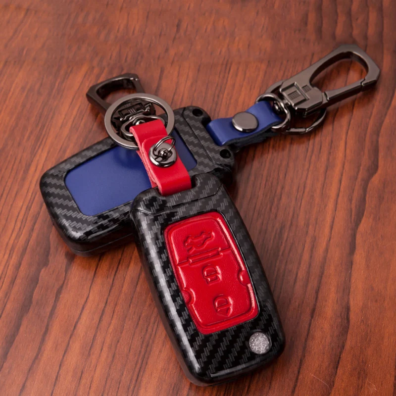 Кожаный чехол для автомобильного ключа с дистанционным управлением из