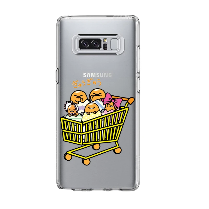 Милый мягкий ТПУ чехол для телефона Gudetama с мультяшным яйцом samsung A30 A50 S8 S9 2018A8 NOTE8