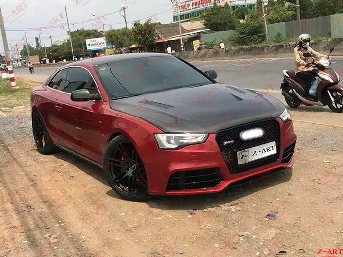 2013- для Audi A5 капот двигателя из углеродного волокна для Audi S5 крышка двигателя из углеродного волокна для A5 B8.5 капот двигателя из углеродного волокна