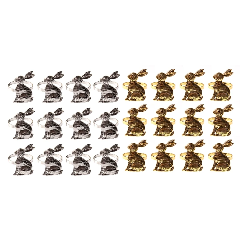 

12 шт. Пасхальный кролик, держатель для салфеток, фотодержатель, стол 667B