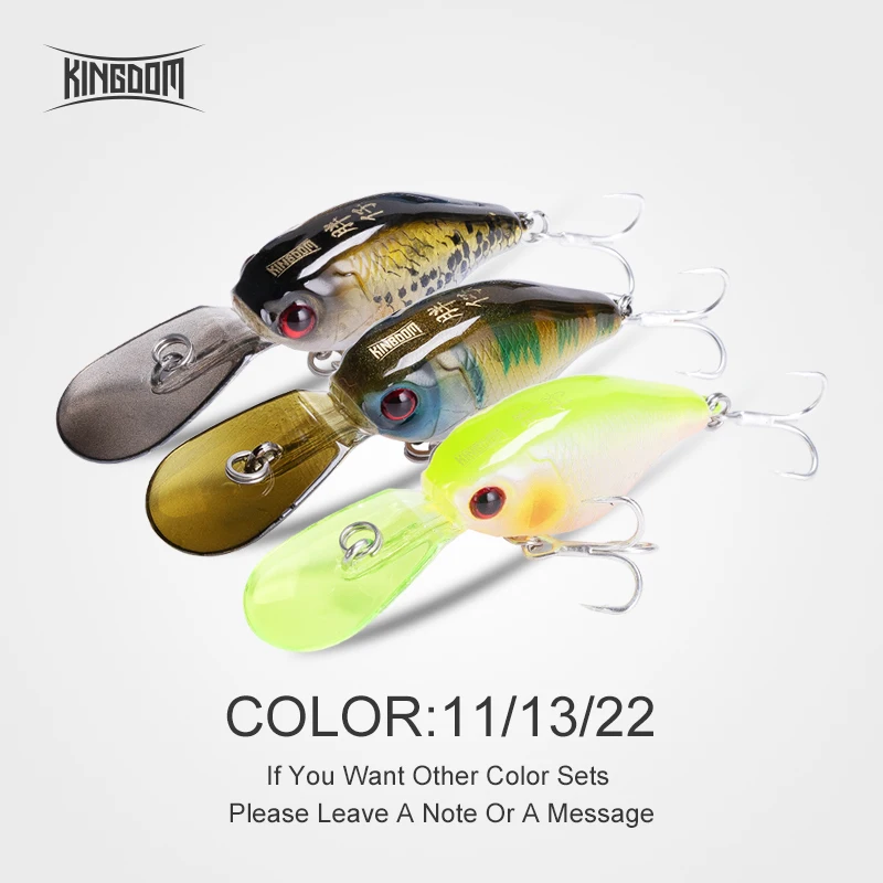 5316-11-13-22 Kingdom Fishing Приманка Crankbait Isca искусственная Jerakbait медленное погружение 50 мм 5 г Воблер для мелкой рыбы форель, щука модель приманки 5316 - Цвет: 5316-11-13-22