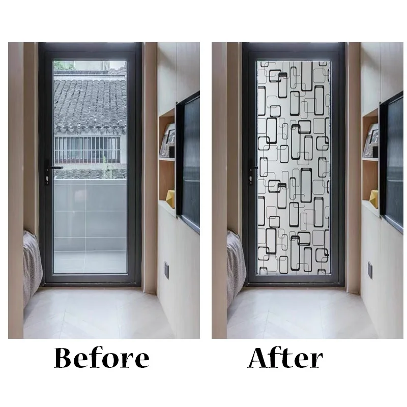 Оконная пленка для стекла цвета самоклеящиеся Стикеры домашний декоративный