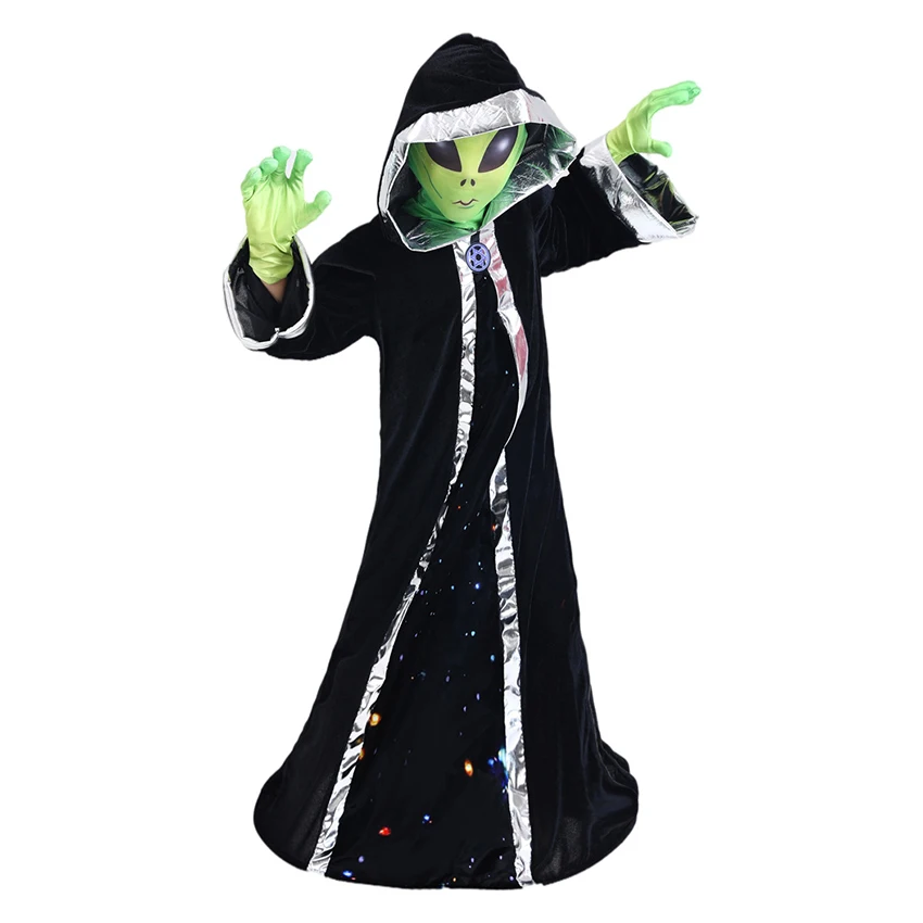 Alien Lord ET Costumes Kids Cosplay Anime Fancy Dress Alien Lord Party Carnival Prin Festival Halloween Costumes for Kids Mutant