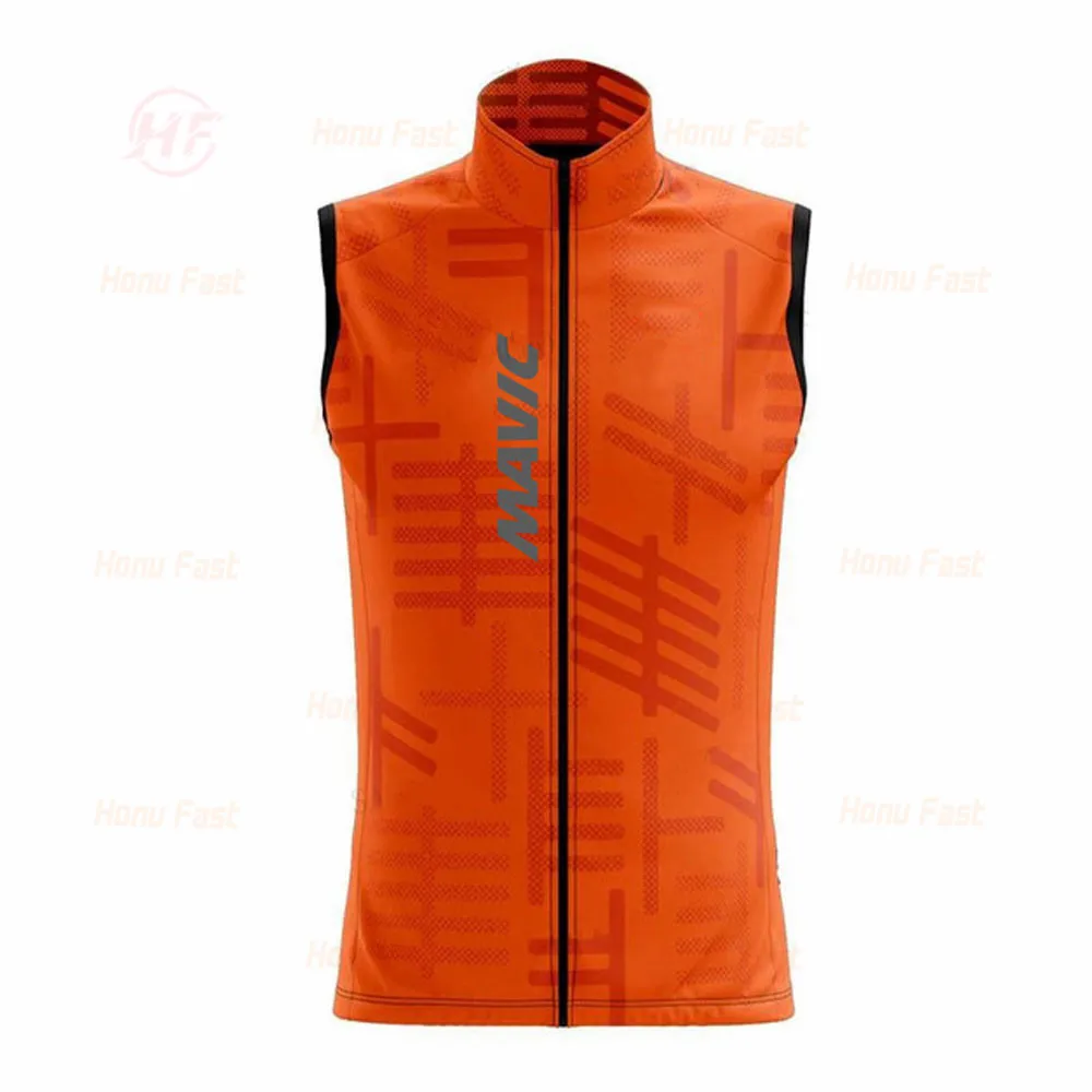 2021 Mavic команда Для мужчин Летние Велоспорт Джерси жилет ветрозащитный