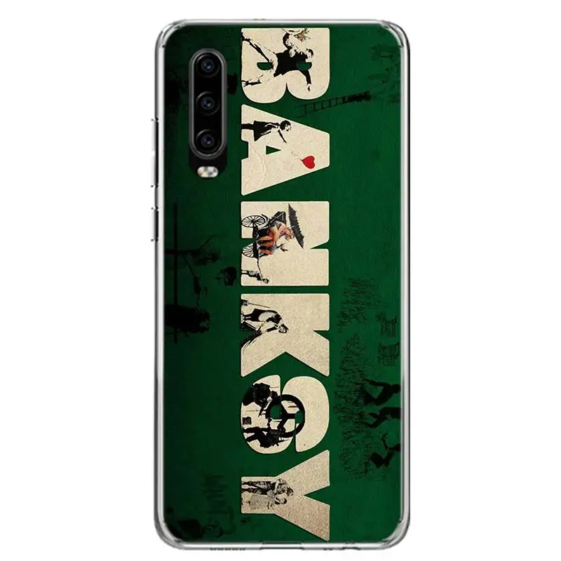 Чехол для телефона с граффити Banksy Huawei Y5 Y6 Y7 Y9S Honor 9 10 Lite 8A 8X 8S 9X P Smart Z 2019 7X 7A мягкая