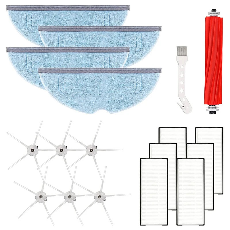 

Запчасти для пылесоса Xiaomi Roborock S7 T7 T7S T7Plus T7SPlus, аксессуары, основная и боковая щетки, фильтры