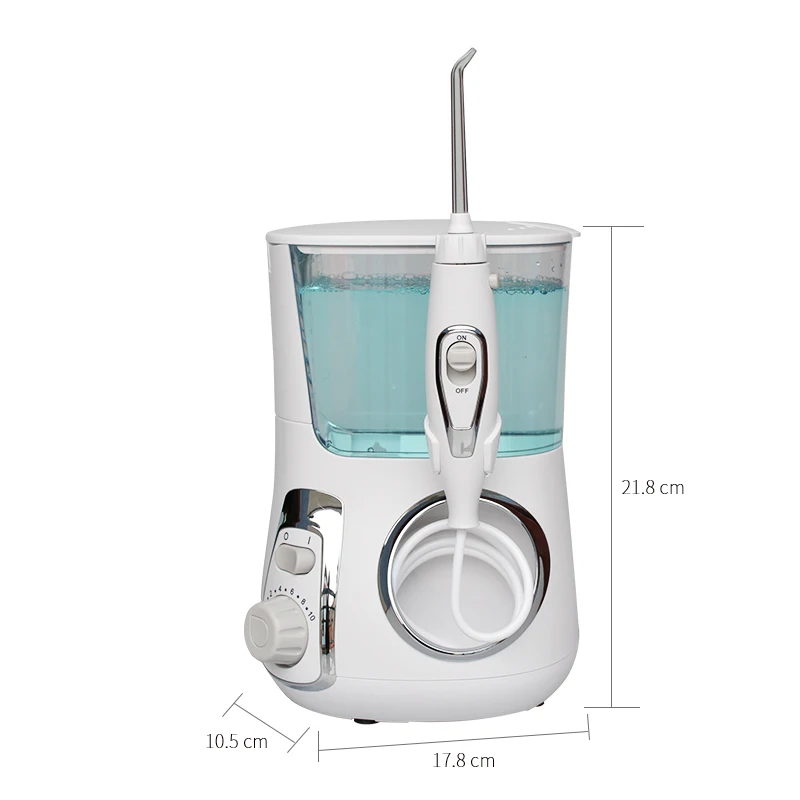 Water Flosser Teeth Cleaner Dental Oral Irrigator Electric Home Use 800ml Irrigation Nozzles Jet Water Flossing Tooth Care Tool enlarge