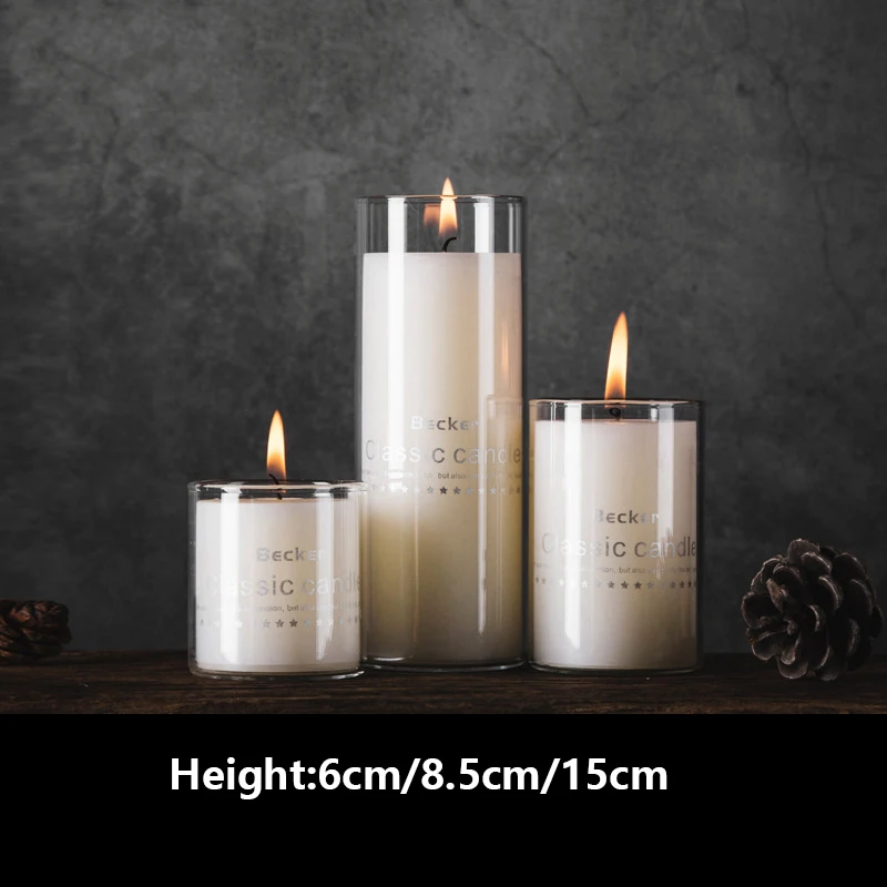 

Dia 8cm Glass Candle Holders Cylinder Vases For Pillar Candle Floating Or Flower Vase Wedding Centerpices