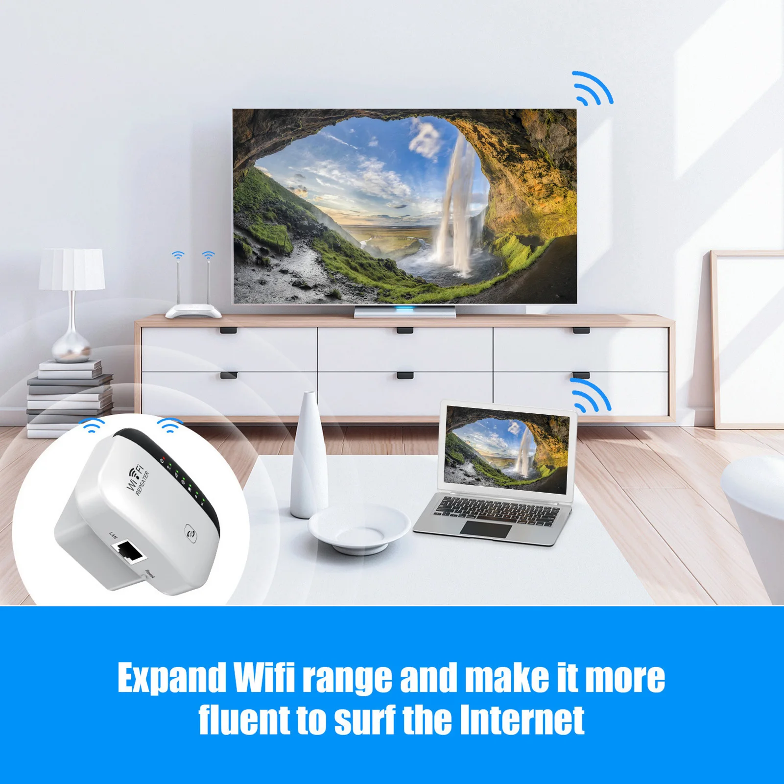 wifi range extender 2 4ghz 300mbps wifi repeater signal booster wireless network repeater wifi signal amplifier 300m router hot free global shipping