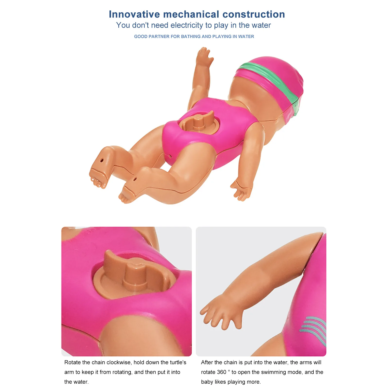 Умная электрическая кукла для плавания забавный водный бассейн обучения