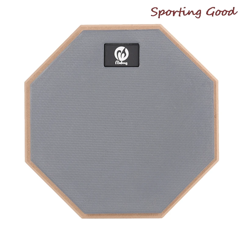 

Portable 8 Inch Wooden Dumb Drum Practice Training Drum Pad Music Instruments With Drum Sticks 18.8*2.5cm