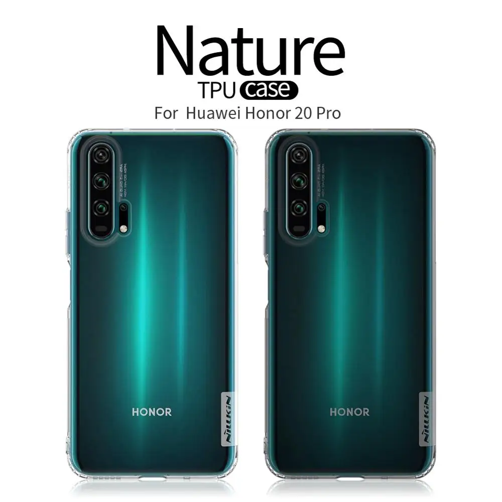 Honor 20 Pro case silicone cover NILLKIN transparent TPU for pro mobile phone crystal coque on |