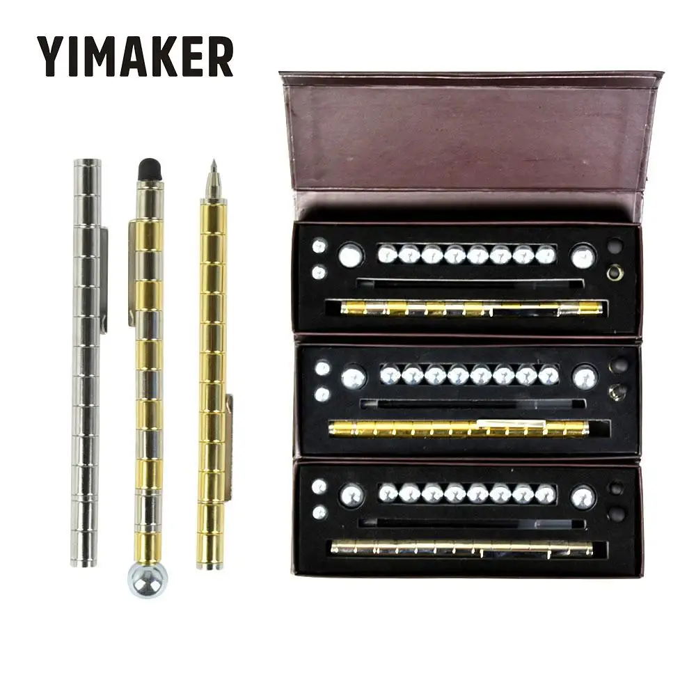 YIMAKER 1 Набор Магнитных ручек неодимовые магнитные магниты креативные забавные металлические магниты Сильные NdFeB