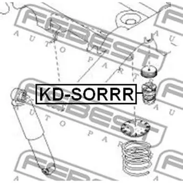 Отбойник амортизатора заднего KIA Sorento JC 2.5CRDi 02 FEBEST K | Автомобили и мотоциклы