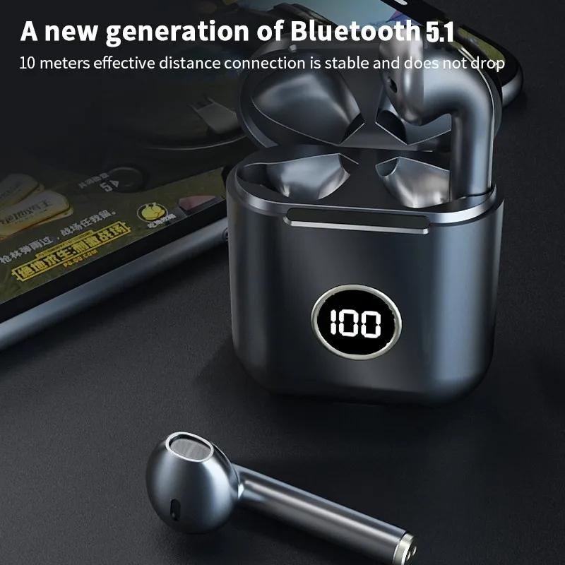 

True Wireless Headphone New Bluetooth Headphones Stereo Eadbuds In Ear Bluetooth Headset Sports Earphone For Mobile Phone