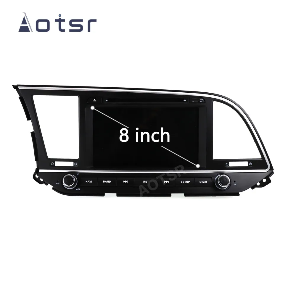 AOTSR 2 Din Android 10 автомобильное радио для Hyundai Elantra Avante 2016 2017 2018 центральный