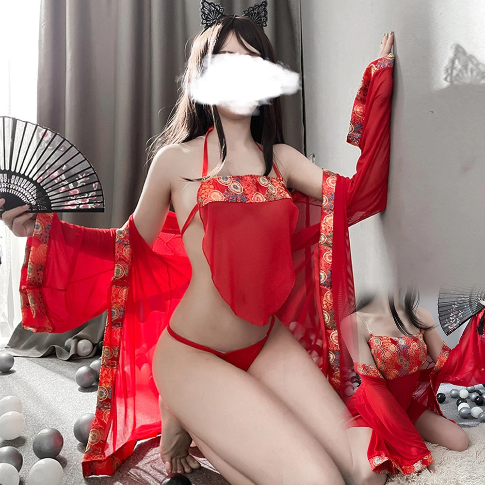 

Бесплатная доставка CN (происхождение), модный костюм Тан, сексуальное красное женское белье, Эротическая форма, соблазнительная юбка, компл...