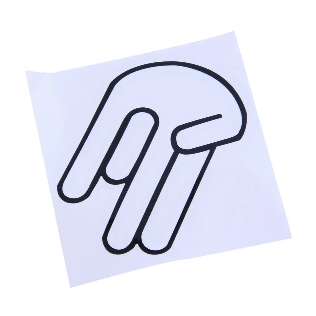 

Universal New Finger Shape Vehicle Car Window Bumper Sticker Vinly Decal New Free Shipping