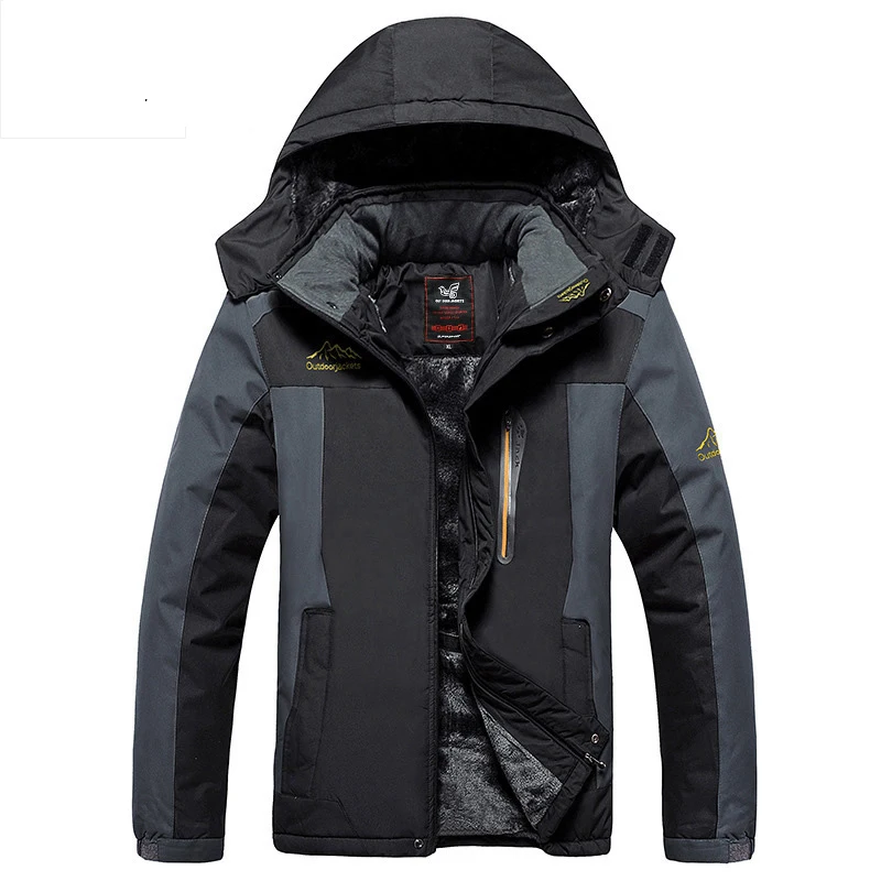 Winter parka men size XL-6XL 7XL 8XL 9XL Jackets Mens Plus velvet Thicken Hooded Windbreaker coats men's casual warm jacket coat
