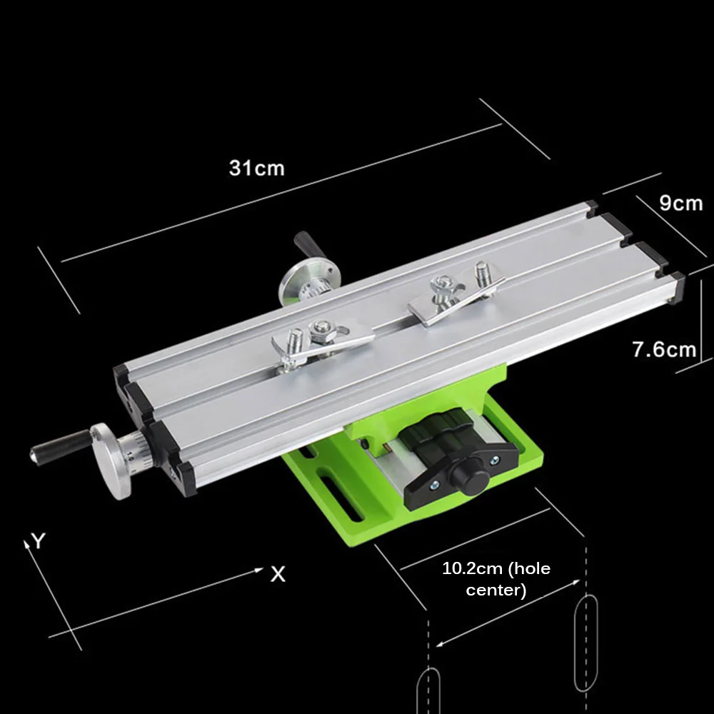 Miniature Precision Multifunction Milling Machine Bench Drill Vise Fixture Worktable X Y-Axis Adjustment Coordinate Table | Инструменты