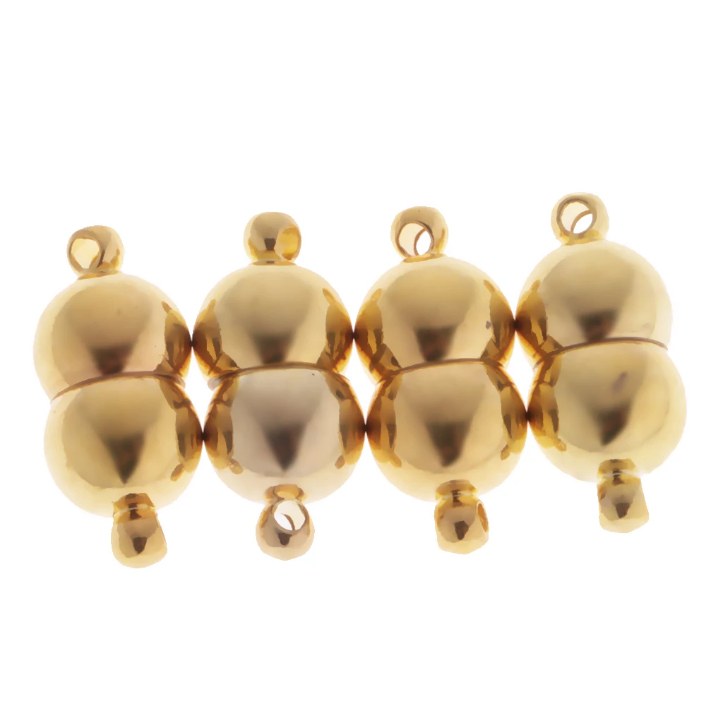 

4Pieces Magnetic Clasp Brass Metal 18 x 8mm For Jewelry Making