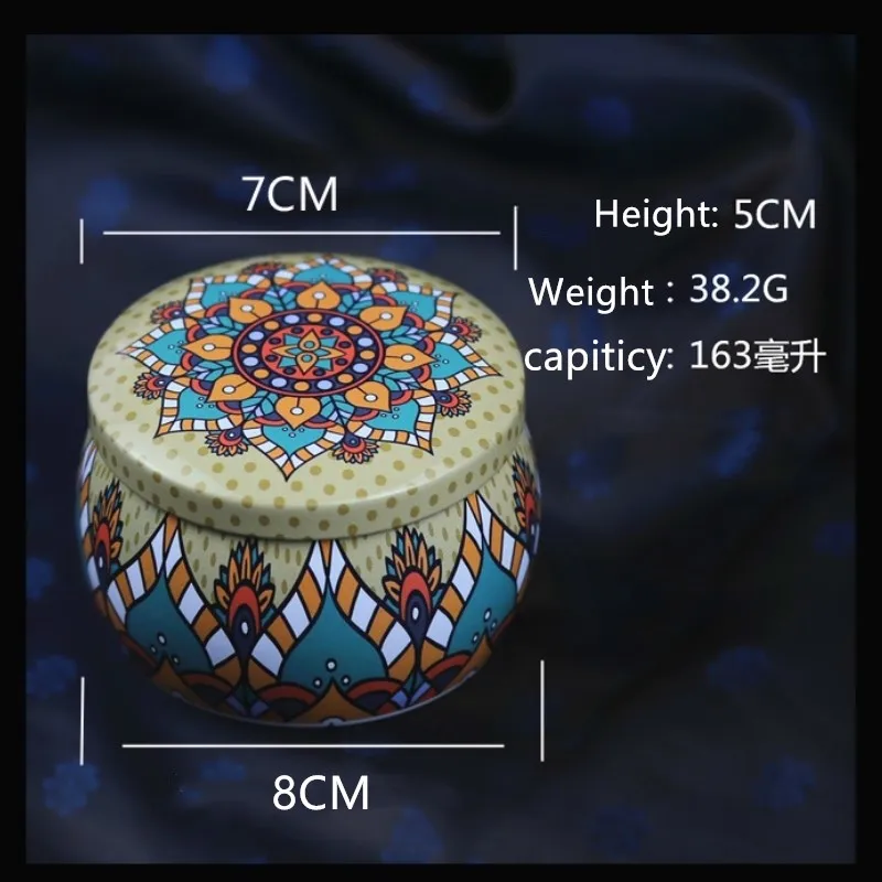 

Lovely Mini Candy Box Tin Drum-shaped Cookie Box Jewelry Tin Box Cookie Candy Tea Storage Round Tinplate Boxes Drawer Organizer