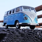 Лицензированная литая модель автомобиля, игрушечный автомобильтранспортер volkswagen 1:36 T1 для детского подаркаколлекцииобучающей игрушки для автомобиля, горячие игрушки