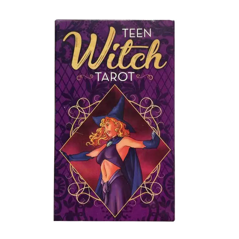 

New Teen Witch Tarot Deck English Oracles Cards Mysterious Divination Easy Tarot Cards Game Board Game pdf Guidance