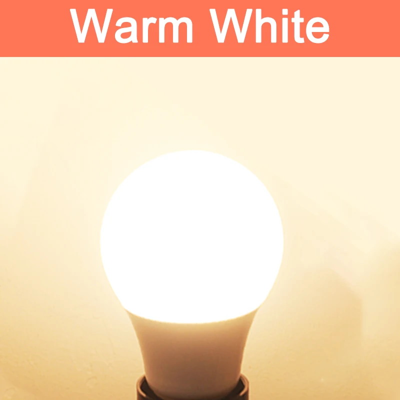 Warm White Светодиодный лампа светодиодный лампы E27 E14 реальную 3 Вт, 6 Вт, 9 Вт, 12 Вт, 15 Вт, 18 Вт, 20 Вт AC 220V 230V 240V lampara Алюминий Настольная лампа светодиодные лампы светильник Bombillas - Испускаемый цвет: Warm White
