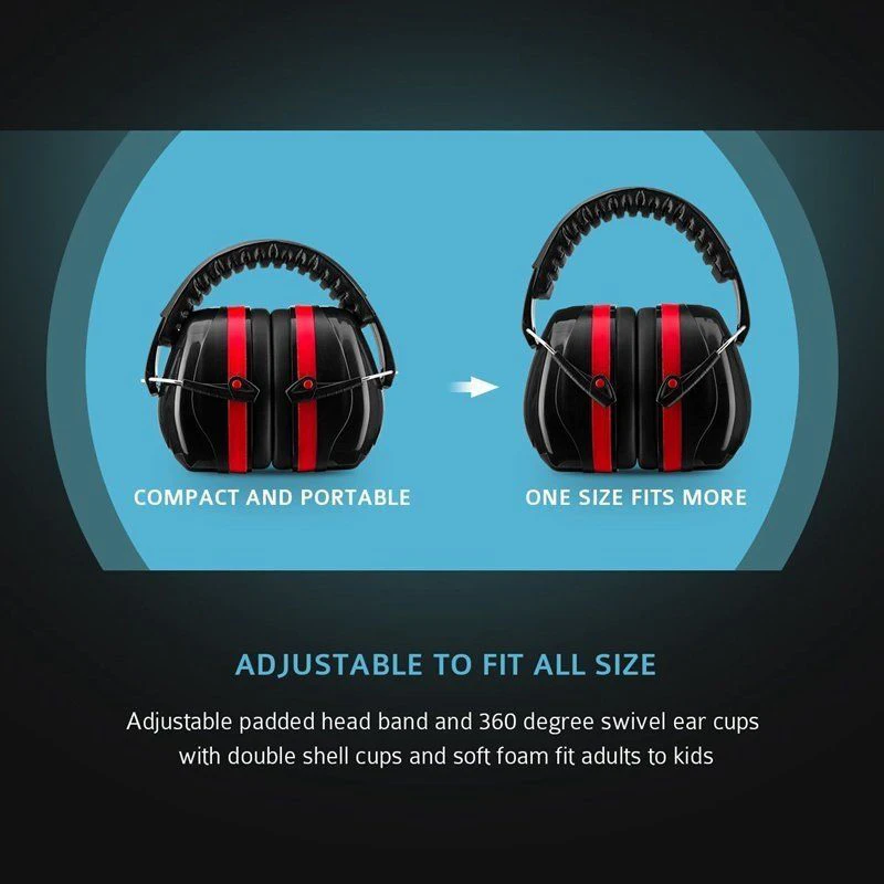 Protection Earmuffs Headset Noise Work Ears On The Head Ear Plugs Anti-Noise Headphones Canceling Headphone Equipment Safety |