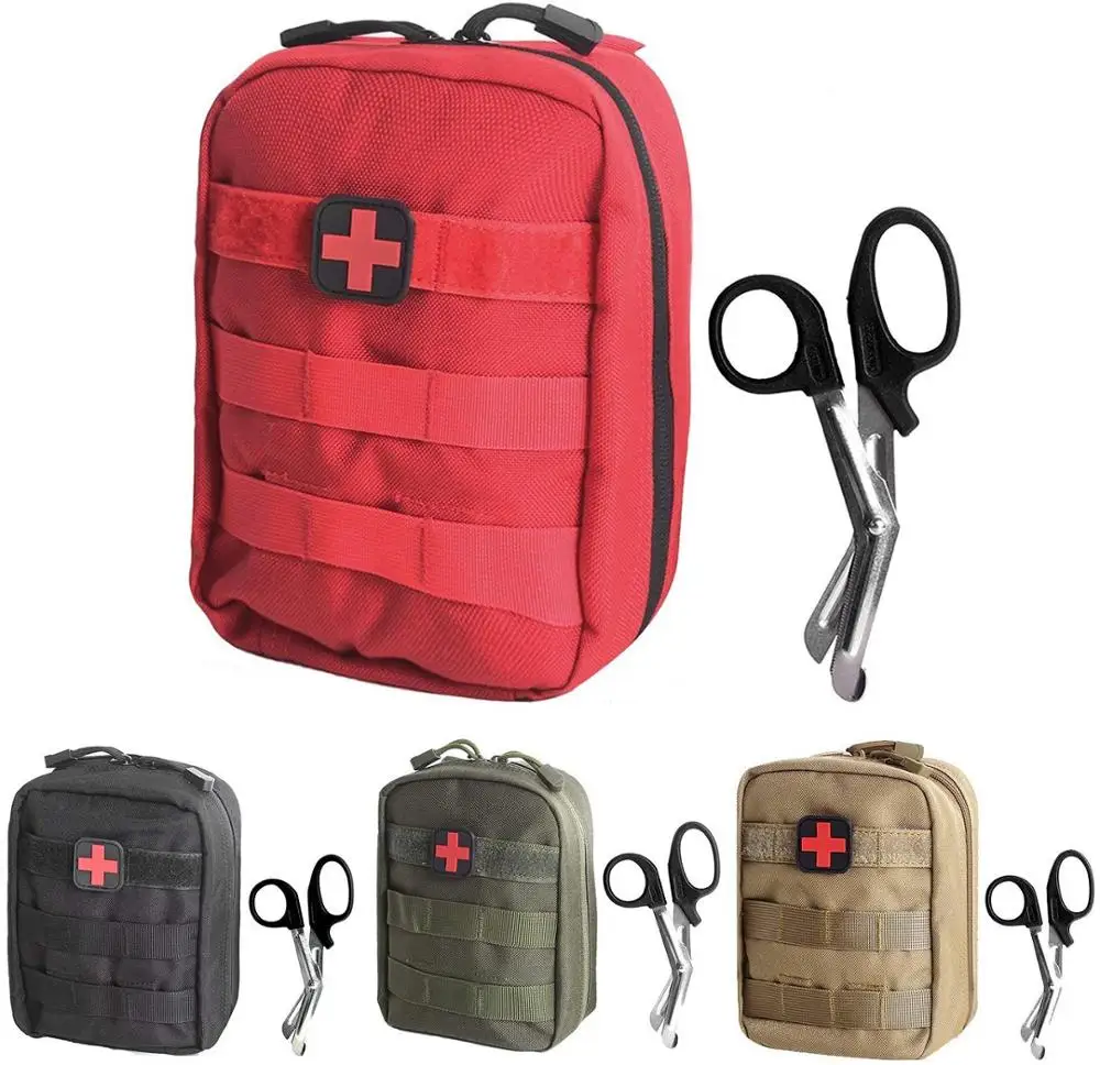 Тактический MOLLE Frist Aid Bag EMT Pouch медицинская хозяйственная сумка 1000D нейлон с