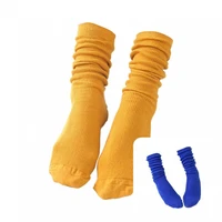 casual high socks all match female pure color good elasticity leg warmers socks leg socks 1 pair