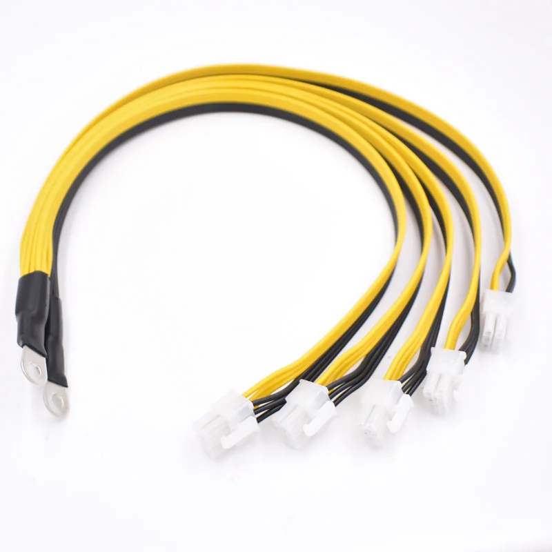 5 * 6Pin PCIe Экспресс-коннектор Sever кабель питания для P3 S7 S9 S11 L3 Z9 Bitmain Майнер машина