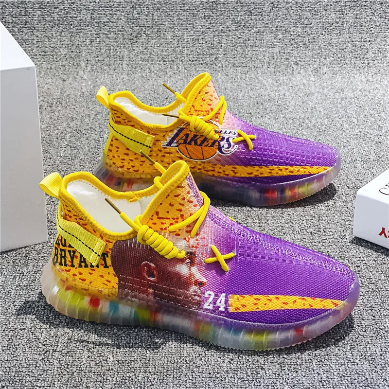 

Spring Summer New Fashion Sports Breathable Gym Shoes Non-slip Wear Resitant Running Shoes Daily Casual Men Net Shoes