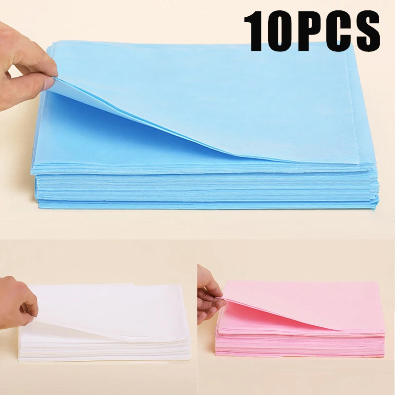 

10pcs Disposable SPA Massage Bedsheet Waterproof Bed Sheets Beauty Salon Bed Table Cover Sheet Trave/Hotel/Tattoo Bed Cover For