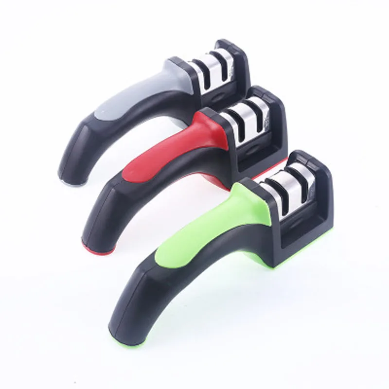 Ручная точилка для ножей 2 ступенчатая Вольфрамовая стальная Керамическая с