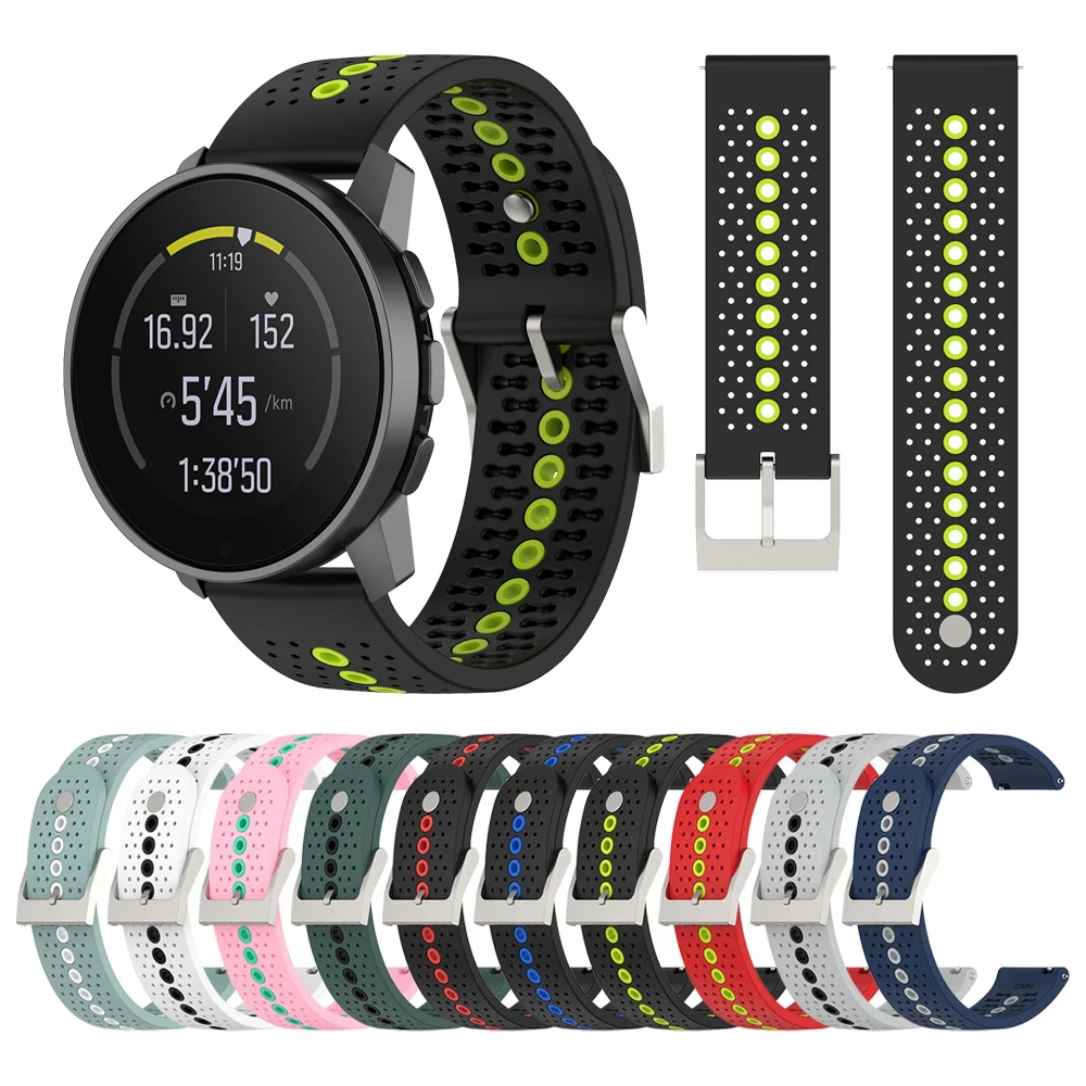 

Official Style Sport Silicone Watch Strap For SUUNTO 9 PEAK band For SUUNTO 3 Replacement Wristbands Bracelet Watchbands