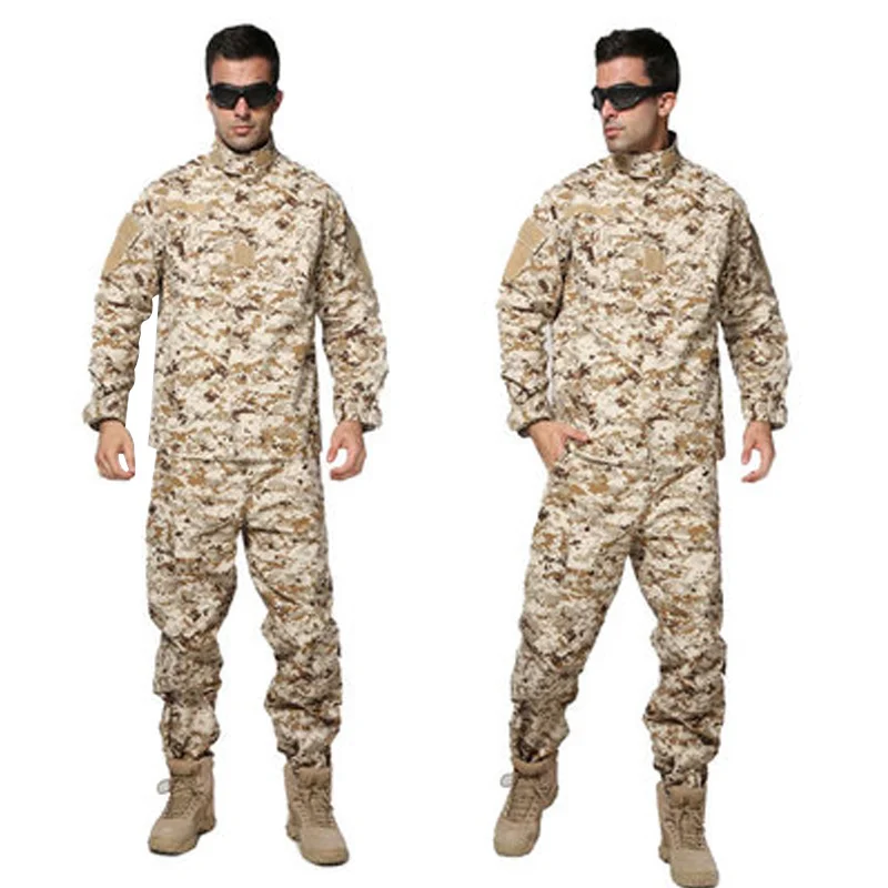 

10Color New Men Militar Uniform Army Tactical Military Soldier Outdoor Combat ACU Camouflage Special Clothes Pant Maxi XS~2XL