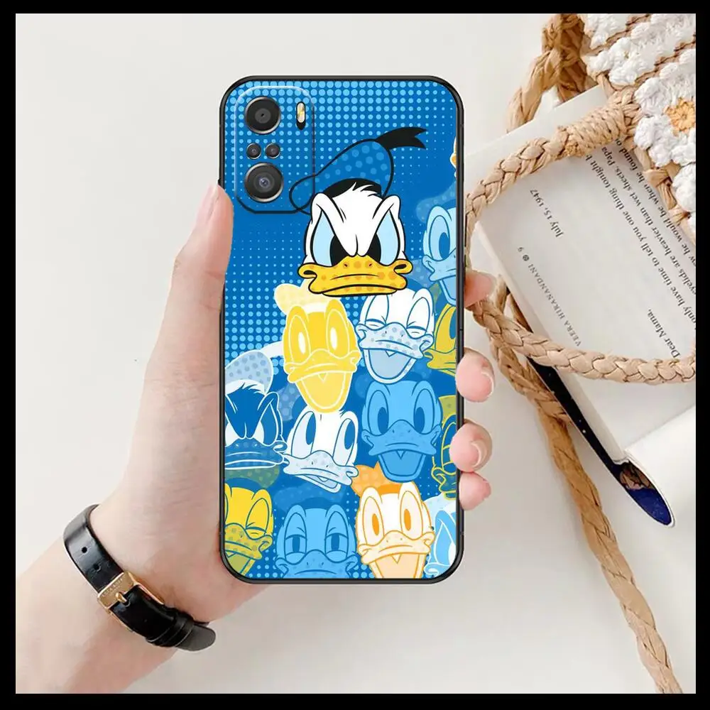 Disney duck phone For Xiaomi Redmi Note 10S 10 9T 9S 9 8T 8 7S 7 6 5A 5 Pro Max Soft Black Phone Case |