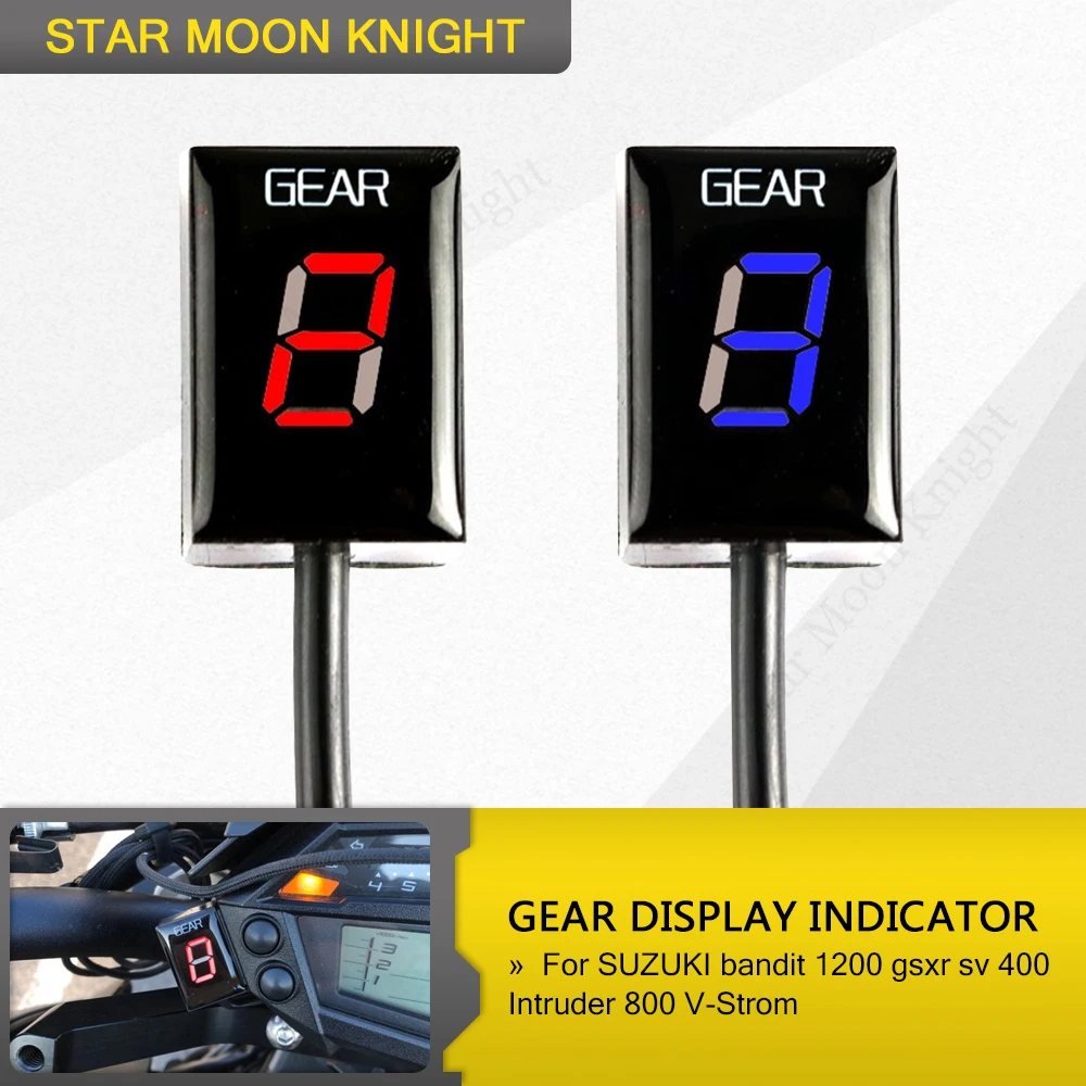 

Universal Alconstar-1-6 Gear Ecu Plug Mount Motorcycle EFI Speed Gear Display Indicator For Suzuki V-Strom DL650 DL1000 GSF1250
