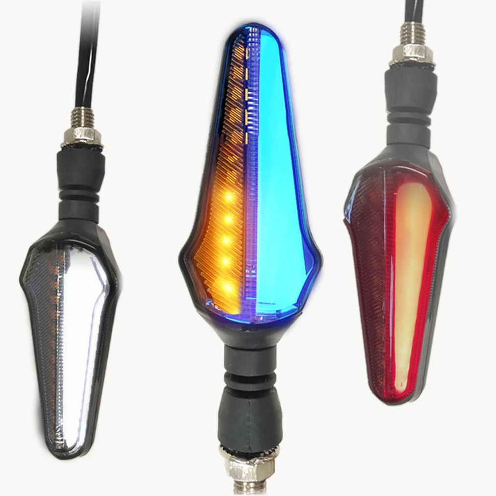 2 шт. мотоциклетные 24 СВЕТОДИОДНЫЕ сигнальные огни поворота Стоп сигнал для Harley