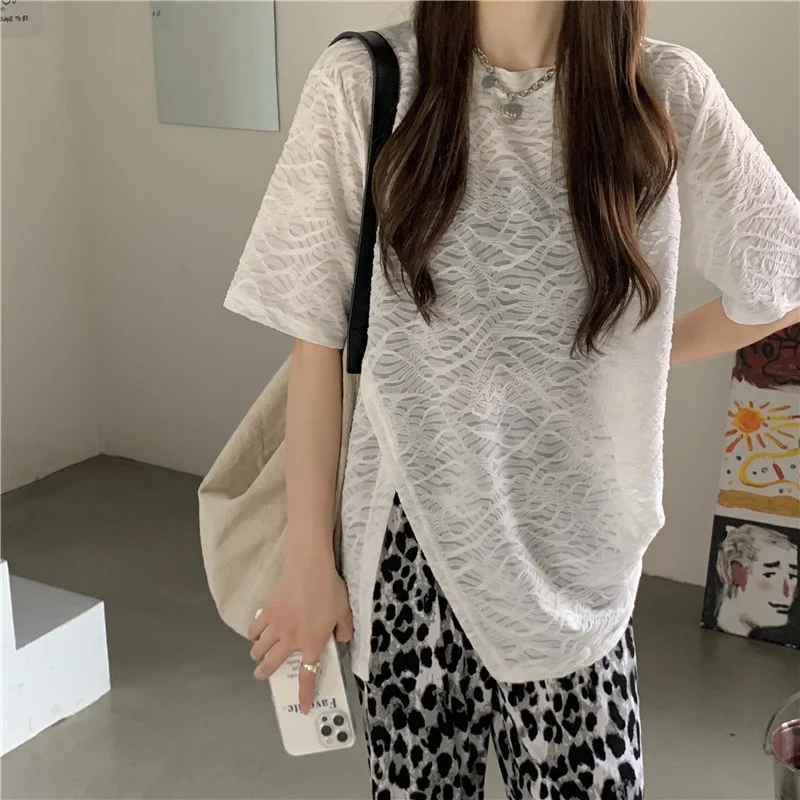 Реальный снимок экономичная ~ Супер популярная модная футболка с