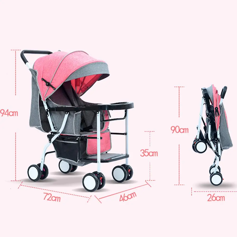 Всесезонная легкая складная детская коляска сидячее кресло для детей 1-3 лет |