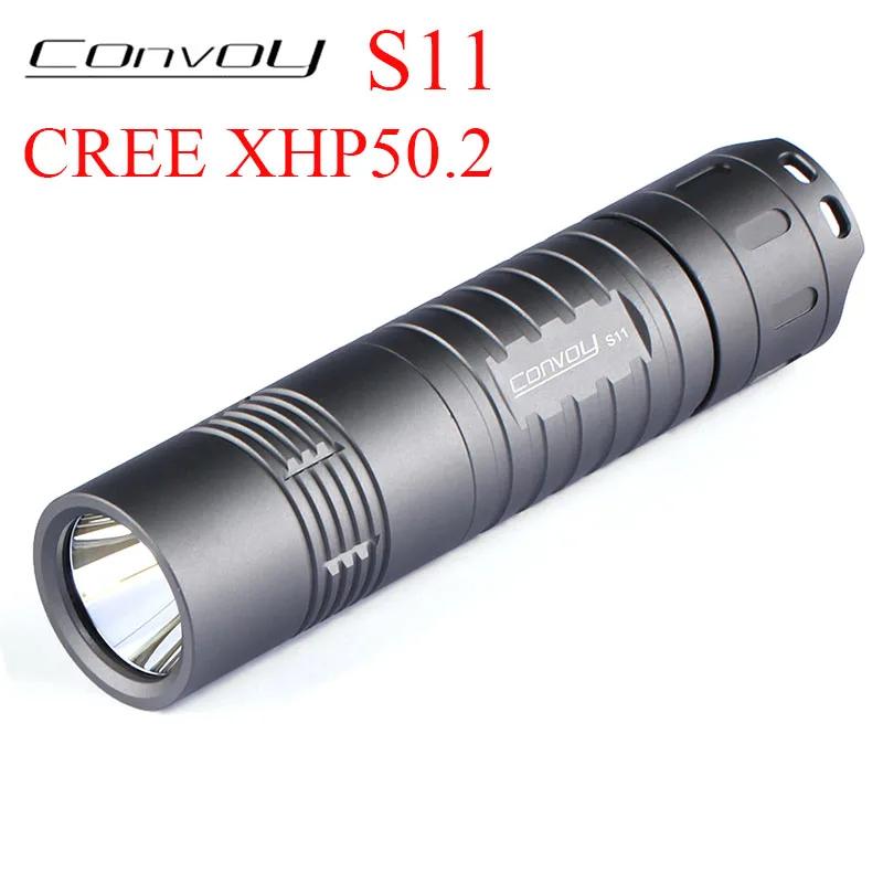 Convoy S11 Cree XHP50.2 светодиодный светильник для вспышки фонарь кемпинга рабочий Lanterna