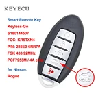 Keyecu S180144507 БЕСКЛЮЧЕВОЙ-Go FSK 433,92 МГц смарт-ключ дистанционного управления PCF7953M HITAG AES 4A чип для Nissan Rogue (SUV) FCC ID: KR5TXN4
