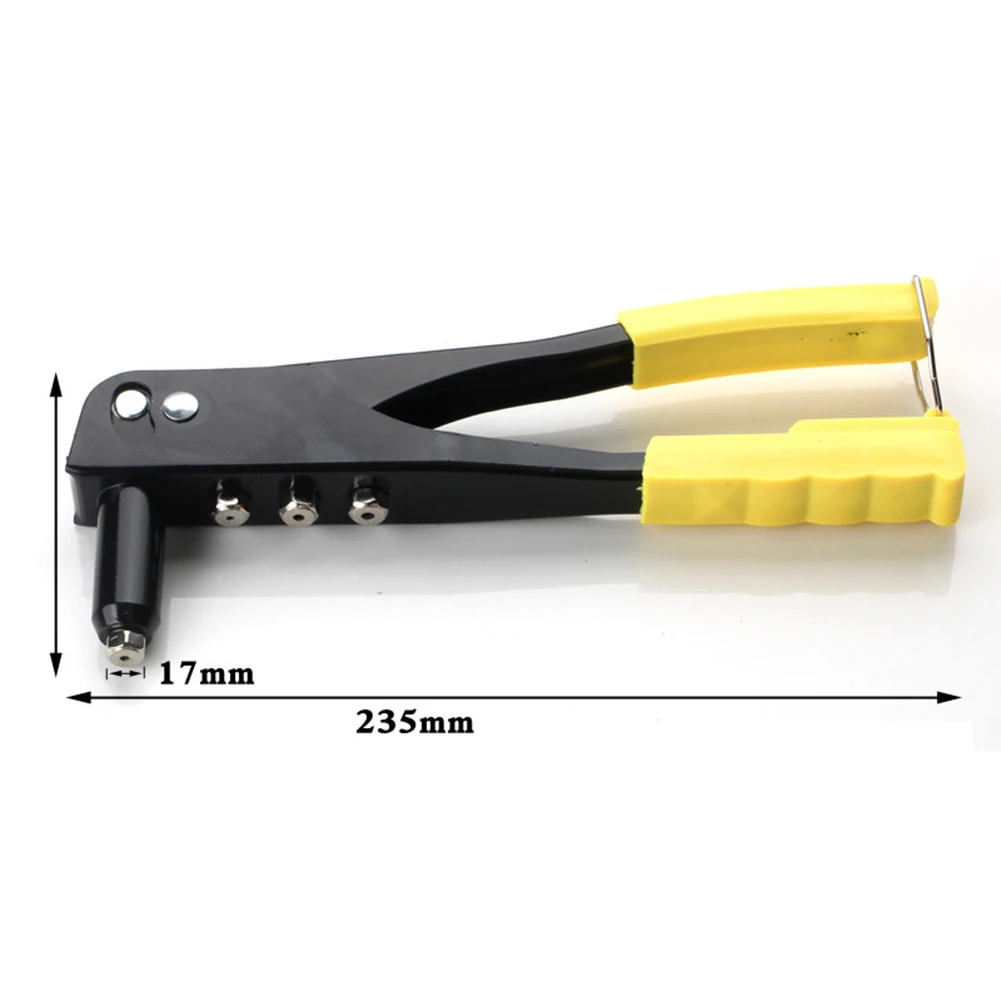 

Manual Rivet Nut Gun Hand Tools Set with 2.4mm 3.2mm 4.0mm 4.8mm Rivet Nails for all-steel Sturdy Structure Gadget