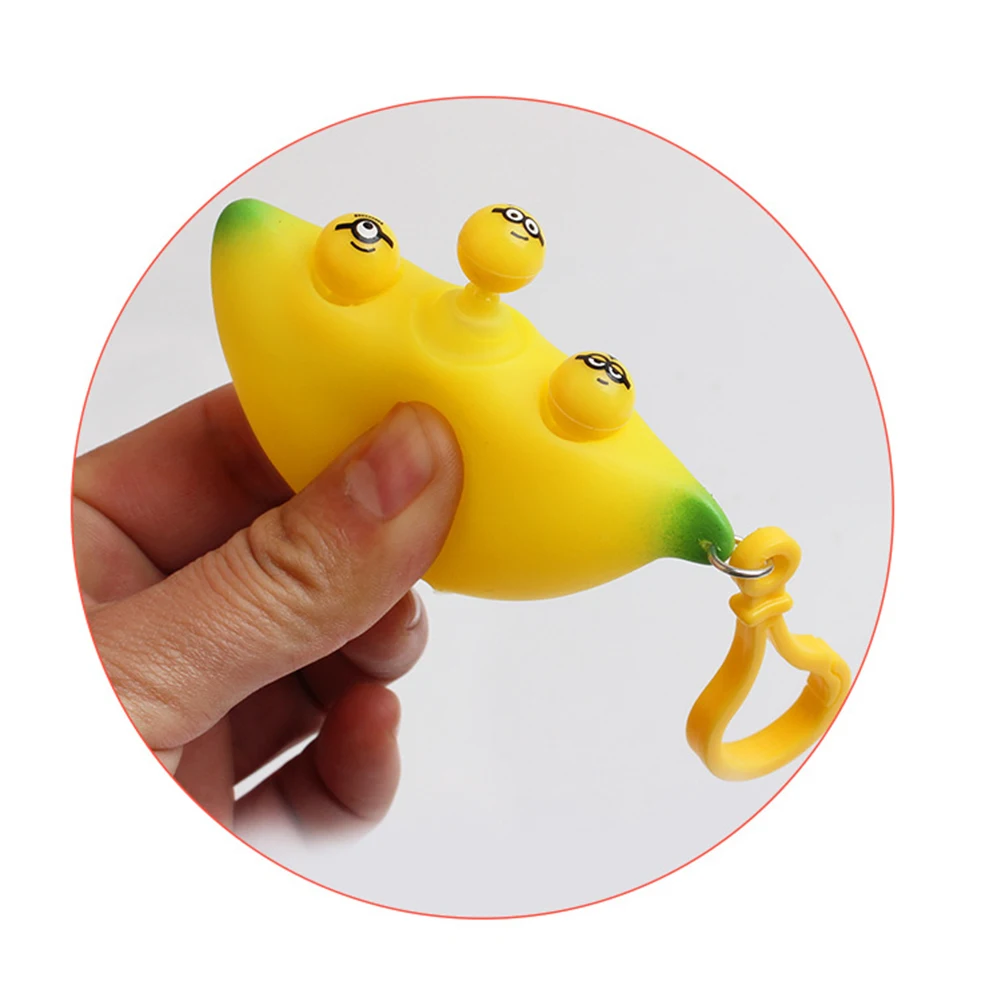 

Бананы сжимаемая игрушка для аутизма облегчение стресса автомобиль брелок детские игрушки с легким весом подходит для игрушек против стре...